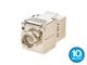 View product image Monoprice Entegrade Series Cat6A/Cat7 Shielded RJ45 Toolless Die Cast 180-Degree Keystone Jack for 22-24AWG Solid Wire, PoE+, Silver, 10-Pk - image 2 of 6
