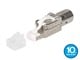 View product image Monoprice Entegrade Series Cat7 or Cat6A RJ-45 Field Connection Modular Plug, Shielded for 23/24AWG Installation Cable, 10 pack - image 2 of 5