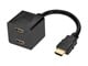 View product image Monoprice Video/Audio Splitter - HDMI Male to 2x HDMI Female - image 1 of 3