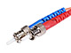 View product image Monoprice OM1 Fiber Optic Cable - ST/ST, UL, 62.5/125 Type, Multi-Mode, Orange, 1m, Corning - image 2 of 2