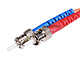 View product image Monoprice OM1 Fiber Optic Cable - ST/ST, UL, 62.5/125 Type, Multi-Mode, Orange, 2m, Corning - image 2 of 2
