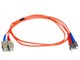 View product image Monoprice OM1 Fiber Optic Cable - SC/ST, UL, 62.5/125 Type, Multi-Mode, Orange, 1m, Corning - image 1 of 3
