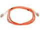 View product image Monoprice OM1 Fiber Optic Cable - LC/LC, UL, 62.5/125 Type, Multi-Mode, Orange, 2m, Corning - image 1 of 2