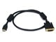 View product image Monoprice High Speed HDMI Cable to DVI Adapter Cable 3ft - with Ferrite Cores Black - image 1 of 3