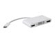 View product image Monoprice USB Type-C to 4K DisplayPort, HDMI, and Single-Link DVI-D Passive Adapter - image 2 of 6