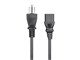 View product image Monoprice Power Cord - NEMA 5-15P to IEC 60320 C13, 18AWG, 10A/1250W, 3-Prong, Black, 4ft - image 2 of 6