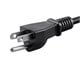View product image Monoprice Power Cord - NEMA 5-15P to IEC 60320 C13, 18AWG, 10A/1250W, 3-Prong, Black, 4ft - image 3 of 6