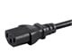 View product image Monoprice Power Cord - NEMA 5-15P to IEC 60320 C13, 18AWG, 10A/1250W, 3-Prong, Black, 4ft - image 4 of 6