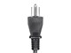 View product image Monoprice Power Cord - NEMA 5-15P to IEC 60320 C13, 18AWG, 10A/1250W, 3-Prong, Black, 4ft - image 5 of 6