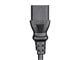 View product image Monoprice Power Cord - NEMA 5-15P to IEC 60320 C13, 18AWG, 10A/1250W, 3-Prong, Black, 4ft - image 6 of 6