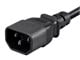 View product image Monoprice Power Cord Splitter - IEC 60320 C14 to 2x IEC 60320 C13, 18AWG, 10A/1250W, SVT, Black, 6ft - image 6 of 6