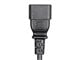 View product image Monoprice Power Cord - IEC 60320 C14 to IEC 60320 C5, 18AWG, 7A/125V, 3-Prong, Black, 6ft - image 6 of 6