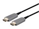 View product image Monoprice 4K SlimRun AV High Speed HDMI Cable 30ft - CMP Rated AOC 18Gbps Black - image 1 of 5