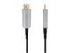 View product image Monoprice 4K SlimRun AV High Speed HDMI Cable 30ft - CMP Rated AOC 18Gbps Black - image 2 of 5
