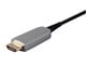 View product image Monoprice 4K SlimRun AV High Speed HDMI Cable 50ft - CMP Rated AOC 18Gbps Black - image 4 of 5