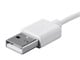 View product image Monoprice Essential Apple MFi Certified Lightning to USB Type-A Charging Cable - 3ft, White - image 4 of 6