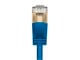 View product image Monoprice SlimRun Cat6A Ethernet Patch Cable - Snagless RJ45, Stranded, S/STP, Pure Bare Copper Wire, 36AWG, 1ft, Blue - image 4 of 4