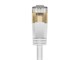 View product image Monoprice SlimRun Cat6A Ethernet Patch Cable - Snagless RJ45, Stranded, S/STP, Pure Bare Copper Wire, 36AWG, 1ft, White - image 4 of 4