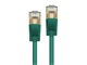 View product image Monoprice SlimRun Cat6A Ethernet Patch Cable - Snagless RJ45, Stranded, S/STP, Pure Bare Copper Wire, 36AWG, 1ft, Green - image 2 of 4