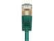 View product image Monoprice SlimRun Cat6A Ethernet Patch Cable - Snagless RJ45, Stranded, S/STP, Pure Bare Copper Wire, 36AWG, 1ft, Green - image 4 of 4
