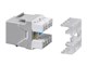 View product image Monoprice Cat6 RJ45 180-Degree Punch Down Keystone Dual IDC, Gray - image 2 of 5