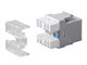 View product image Monoprice Cat6 RJ45 180-Degree Punch Down Keystone Dual IDC, Gray - image 3 of 5