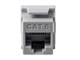 View product image Monoprice Cat6 RJ45 180-Degree Punch Down Keystone Dual IDC, Gray - image 5 of 5