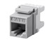 View product image Monoprice Cat6 RJ-45 180-Degree Punch Down Keystone Jack Short body 28mm, Gray - image 1 of 5