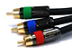 Monoprice 6ft 18AWG CL2 Premium 3-RCA Component Video Coaxial Cable (RG-6/U) - Black-Small-Image-2