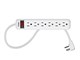 View product image 6 Outlet Power Strip with 3ft Cord, White - image 1 of 5