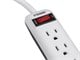 View product image 6 Outlet Power Strip with 3ft Cord, White - image 5 of 5