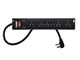 View product image 6 Outlet Metal Surge Protector Power Strip with 15ft Cord, 1150 Joules, Black - image 1 of 5