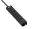 View product image 6 Outlet Metal Surge Protector Power Strip with 15ft Cord, 1150 Joules, Black - image 3 of 5