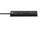 View product image 6 Outlet Metal Surge Protector Power Strip with 15ft Cord, 1150 Joules, Black - image 4 of 5
