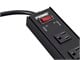 View product image 6 Outlet Metal Surge Protector Power Strip with 15ft Cord, 1150 Joules, Black - image 5 of 5