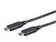 View product image Monoprice Essentials USB Type-C to Type-C 2.0 Cable - 480Mbps, 5A, 30/26AWG, Black, 2m (6.6 ft) - image 3 of 6
