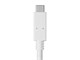 View product image Monoprice Essentials USB Type-C to Type-C 3.1 Gen 1 Cable - 5Gbps, 3A, 30AWG, White, 2m (6.6 ft) - image 4 of 4
