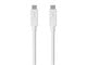 View product image Monoprice Essentials USB Type-C to Type-C 3.1 Gen 2 Cable - 10Gbps, 5A, 30AWG, White, 1m (3.3ft) - image 1 of 5