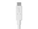 View product image Monoprice Essentials USB Type-C to Type-C 3.1 Gen 2 Cable - 10Gbps, 5A, 30AWG, White, 1m (3.3ft) - image 3 of 5