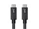 View product image Monoprice Essentials USB-C to USB-C 3.1 Gen 2 Cable - 10Gbps  5A  30AWG  Black  0.5m (1.6Â ft) - image 4 of 6