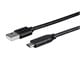 View product image Monoprice Essentials USB Type-C to USB Type-A 2.0 Cable - 480Mbps, 3A, 26AWG, Black, 0.5m (1.6ft) - image 2 of 6