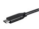 View product image Monoprice Essentials USB Type-C to USB Type-A 2.0 Cable - 480Mbps, 3A, 26AWG, Black, 0.5m (1.6ft) - image 3 of 6
