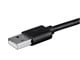 View product image Monoprice Essentials USB Type-C to USB Type-A 2.0 Cable - 480Mbps, 3A, 26AWG, Black, 0.5m (1.6ft) - image 4 of 6