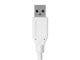 View product image Monoprice Essentials USB Type-C to USB Type-A 3.1 Gen 2 Cable - 10Gbps, 3A, 30AWG, White, 1m (3.3ft) - image 5 of 6