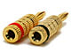 View product image Monoprice 1 PAIR OF High-Quality Gold Plated Speaker Banana Plugs, Closed Screw Type - image 2 of 3