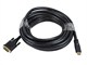 View product image Monoprice 25ft 22AWG CL2 High Speed HDMI to DVI Adapter Cable, Black - image 1 of 3