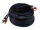 View product image Monoprice 35ft Premium 2 RCA Plug/2 RCA Plug M/M 22AWG Cable - Black - image 1 of 2