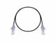 View product image Monoprice SlimRun Cat6A Ethernet Patch Cable - Snagless RJ45, UTP, Pure Bare Copper Wire, 10G, 30AWG, 2ft, Black, 10-Pack - image 4 of 5