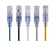 View product image Monoprice SlimRun Cat6A Ethernet Patch Cable - Snagless RJ45, UTP, Pure Bare Copper Wire, 10G, 30AWG, 7ft, Multicolor, 5-Pack - image 1 of 5
