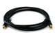View product image Monoprice 6ft RG6 (18AWG) 75Ohm, Quad Shield, CL2 Coaxial Cable with F Type Connector - Black - image 1 of 2